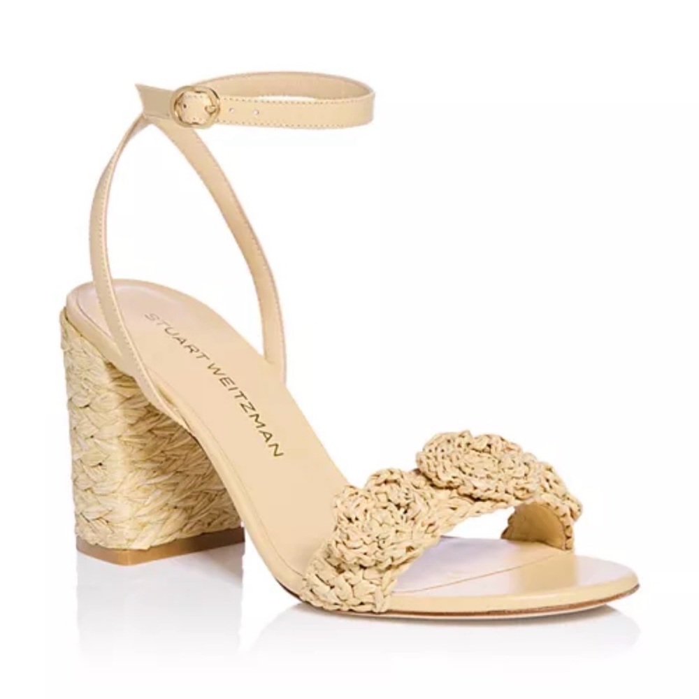 NEW Stuart Weitzman Women's Magnolia Block 85 Sandals 8M
